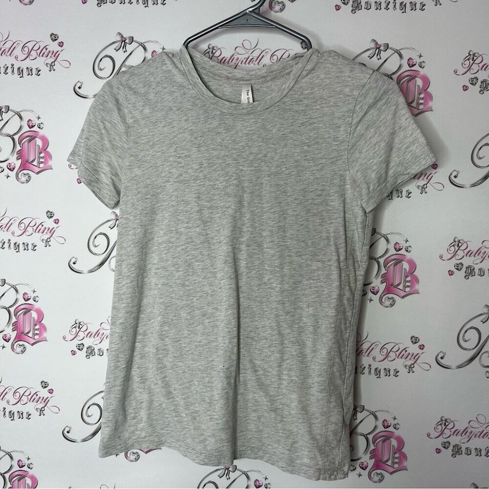Babaton aritzia tee tshirt stretchy comfy the group Gray Top